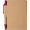 Cooper notitieboek - A7 - papier - 80 vellen - gelinieerd - inclusief kartonnen pen