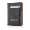 Notitieboek - A5 - PU - 80 vellen - gelinieerd - telefoonvakje - hardcover