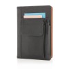 Notitieboek - A5 - PU - 80 vellen - gelinieerd - telefoonvakje - hardcover