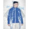 Sprinkle poncho - unisex - kunsstof - met capuchon - verpakt in transparante polybag