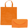 Konsum draagtas - non-woven - 80 g/m2 - 38 x 42 cm - klittenbandsluiting - opvouwbaar