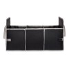 Opvouwbare auto organizer - polyester - 600D - met mesh zijvak