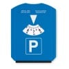 IJskrabber en parkeerschijf - plastic - 2 in 1