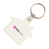 Huis sleutelhanger - kunststof - 4.5 cm