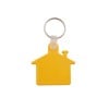 Huis sleutelhanger - kunststof - 4.5 cm