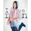 Poncho - unisex - transparant - in kunststofbal met karabijnhaak