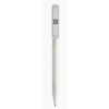 Prodir DS3 polished balpen - gerecycled kunststof - zwarte, blauwe inkt - QR code - customizable