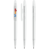 Prodir DS5 frosted balpen - kunststof - zwarte, blauwe inkt - frostedProdir DS5 balpen - kunststof - zwarte, blauwe inkt