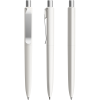 Prodir DS8 mat balpen - gerecycled kunststof - zwarte, blauwe inkt - metalen clip
