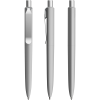 Prodir DS8 soft touch balpen - gerecycled kunststof - zwarte, blauwe inkt - metalen clip
