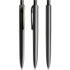Prodir DS8 polished balpen - gerecycled kunststof - zwarte, blauwe inkt - QR code