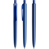 Prodir DS8 polished balpen - gerecycled kunststof - zwarte, blauwe inkt - QR code