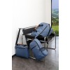Fashion Duo Tone reistas - 50L - polyester - 600D - bruine details op handvat en zipper