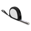 Rolmaat - 3 m - kunststof - riemclip - polskoord