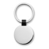 Roundy ronde sleutelhanger - metaal - 3.3 cm ⌀ - glimmende afwerking