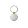 Roundy ronde sleutelhanger - metaal - 3.3 cm ⌀ - glimmende afwerking