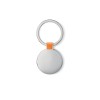 Roundy ronde sleutelhanger - metaal - 3.3 cm ⌀ - glimmende afwerking
