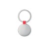 Roundy ronde sleutelhanger - metaal - 3.3 cm ⌀ - glimmende afwerking