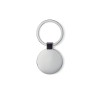 Roundy ronde sleutelhanger - metaal - 3.3 cm ⌀ - glimmende afwerking