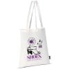 Schoudertas Non Woven - Wit - Lange Hengsels