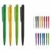 Senator Dart balpen - kunststof - zwarte, blauwe inkt - transparant - polished clip