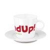 Senator Fancy koffie set - porselein - wit - 180ml kopje en schoteltje