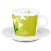 Senator Fancy koffie set - porselein - wit - 180ml kopje en schoteltje