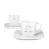 Senator Maxim koffieset - porselein - wit - 200ml kopje en schoteltje