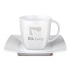 Senator Maxim koffieset - porselein - wit - 200ml kopje en schoteltje