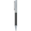 Senator Carbon line balpen - metaal - blauwe inkt - chroom details