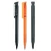 Senator Super Hit balpen - kunststof - zwarte, blauwe inkt - frosted - polished clip