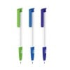 Senator Super Hit basic balpen - kunststof - zwarte, blauwe inkt - soft grip - polished