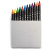 Set van 12 waskrijtjes in Eco verpakking