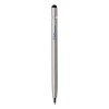 Simplistic stylus balpen - metaal - blauwe inkt