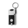 Madeleine sleutelhanger - kunststof - 6.3 cm - LED lampje - met winkelwagenmunt