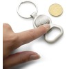 Soren sleutelhanger - metaal - 6.2 cm - flesopener - winkelwagenmuntje - geschenkverpakking