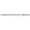 Stilolinea Oslo Frosty balpen - kunststof - blauwe inkt - transparante clip en tip - ECO