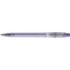 Stilolinea Oslo Frosty balpen - kunststof - blauwe inkt - transparante clip en tip - ECO