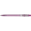 Stilolinea Oslo Frosty balpen - kunststof - blauwe inkt - transparante clip en tip - ECO