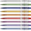 Stilolinea Oslo Frosty balpen - kunststof - blauwe inkt - transparante clip en tip - ECO