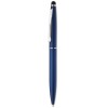 Quim stylus balpen - aluminium - blauwe inkt - matte afwerking - draaimechanisme