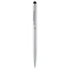 Neilo stylus balpen - gerecycled aluminium - blauwe inkt - matte afwerking - chromen clip