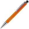 Stylus balpen - metaal - draaimechanisme - ergonomisch
