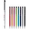 Stylus balpen - metaal - draaimechanisme - gestroomlijnd