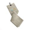 Trifold golfhanddoek - 50 x 40 cm - 550 g/m² - katoen