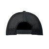 Trucker baseball cap - polyester - 5 panelen - gekleurde klep - druksluiting