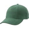 Turned 6 panel cap - katoen - gestoffeerde satijnen zweetband - metalen clipsluiting