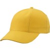 Turned 6 panel cap - katoen - gestoffeerde satijnen zweetband - metalen clipsluiting