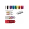 Twister USB 2.0 stick - kunststof en aluminium - 8GB - kleurencombinatie
