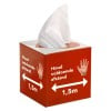 Tissuedoosje - 50 tissues - vierkant doosje